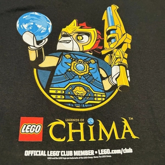 LEGO Chima Black Graphic T-Shirt MED - Picture 6 of 8
